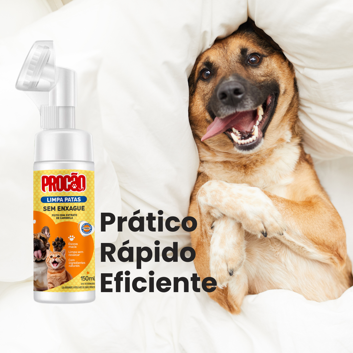 LIMPA PATAS COM ESCOVA - 150 ML - Imagem 6